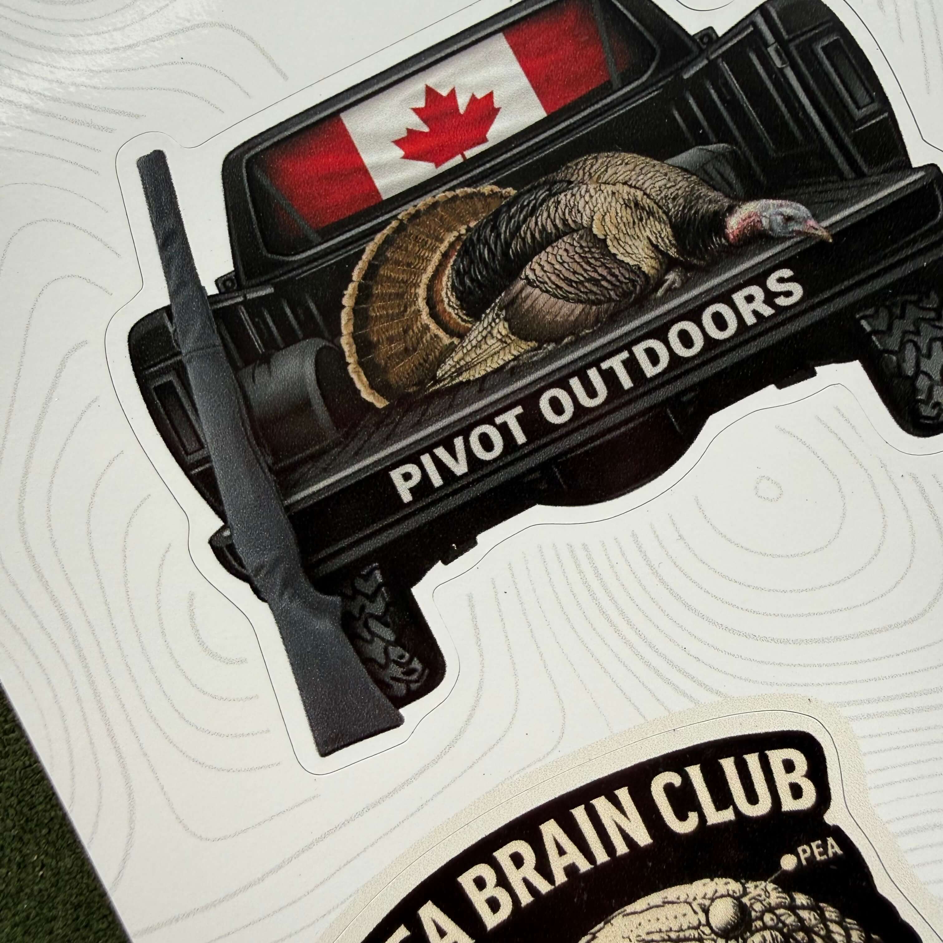 Pivot Turkey Sticker Sheet