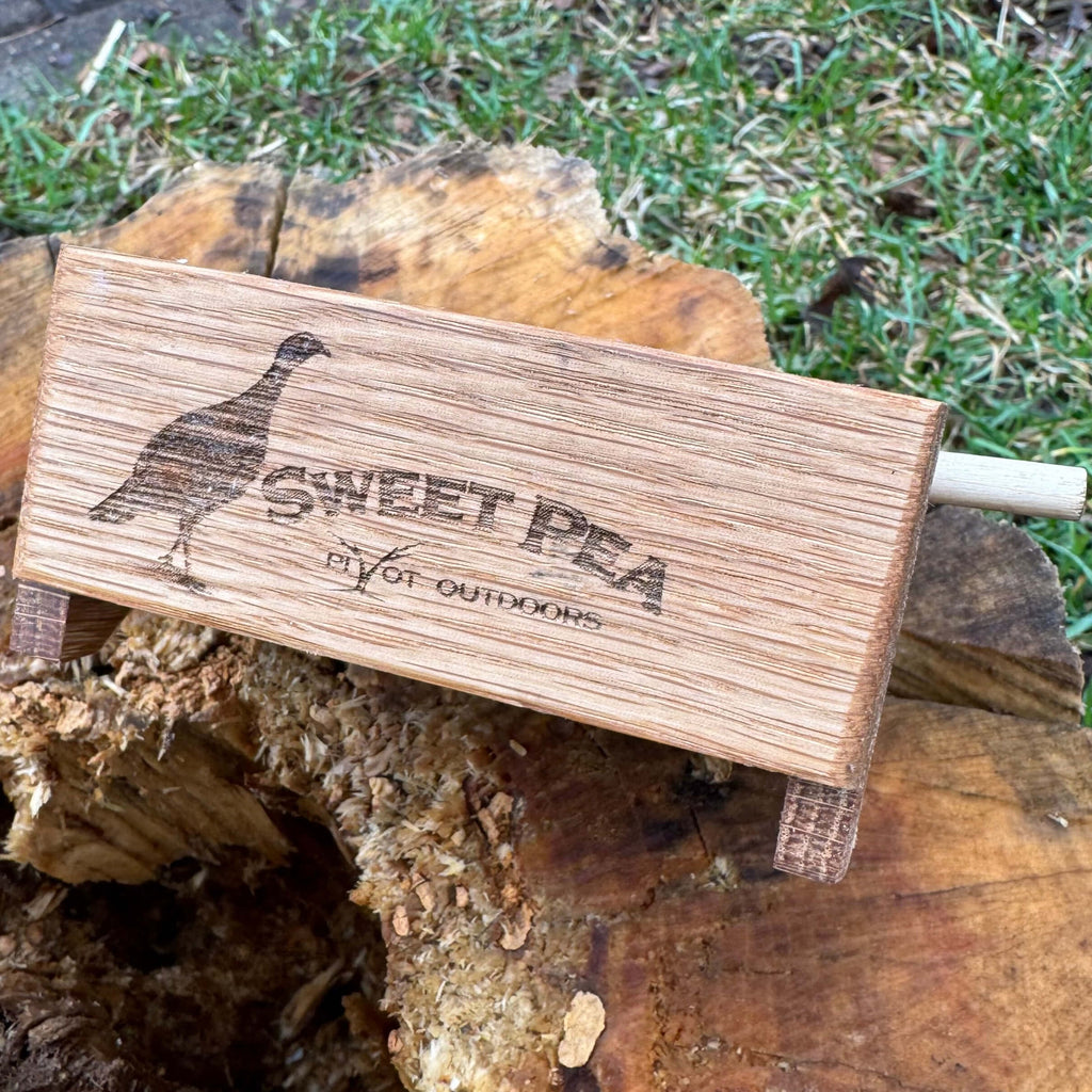 Sweet Pea Push Button Turkey Call W/ Magnetic Barrel Mount